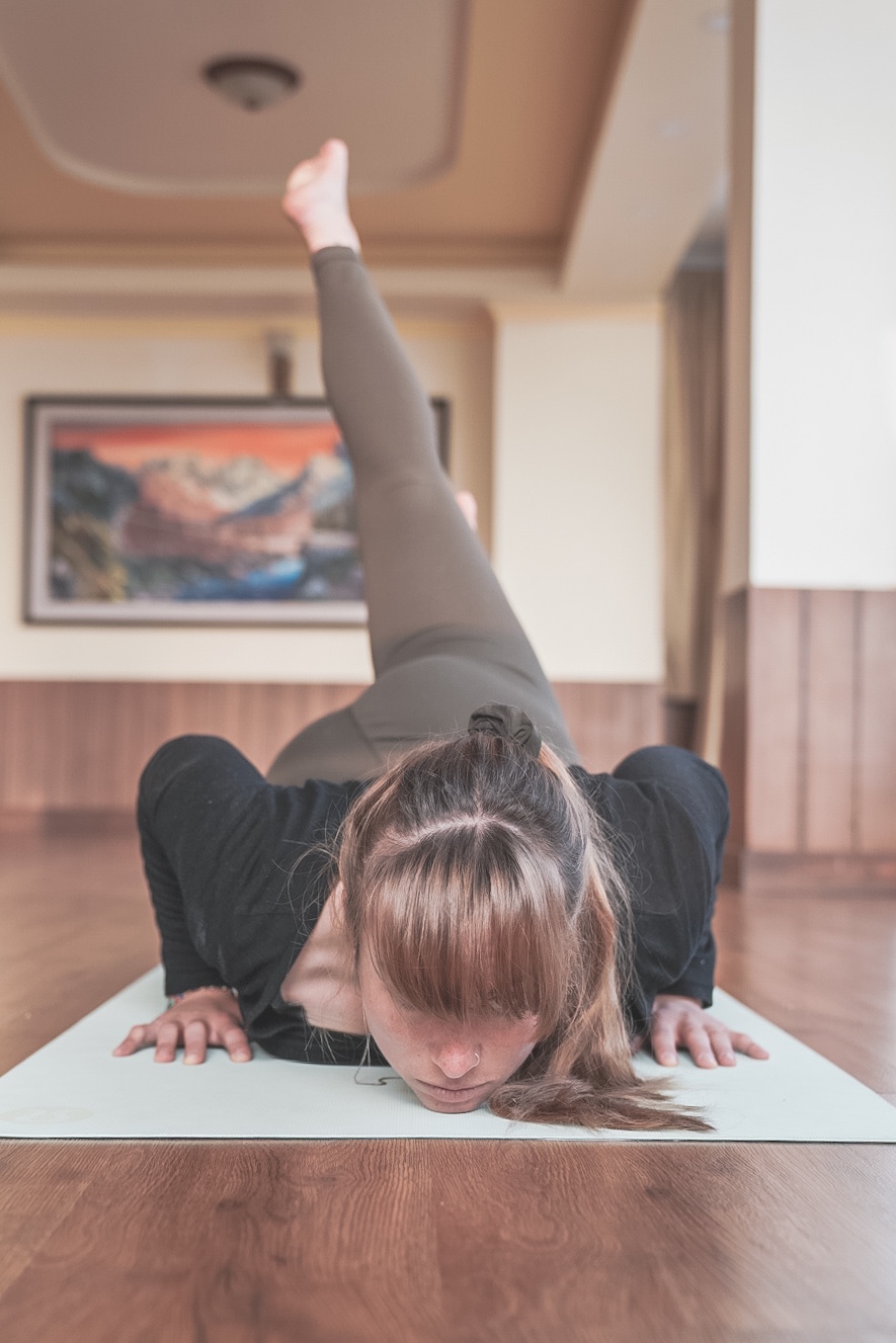 Yoga while travelling